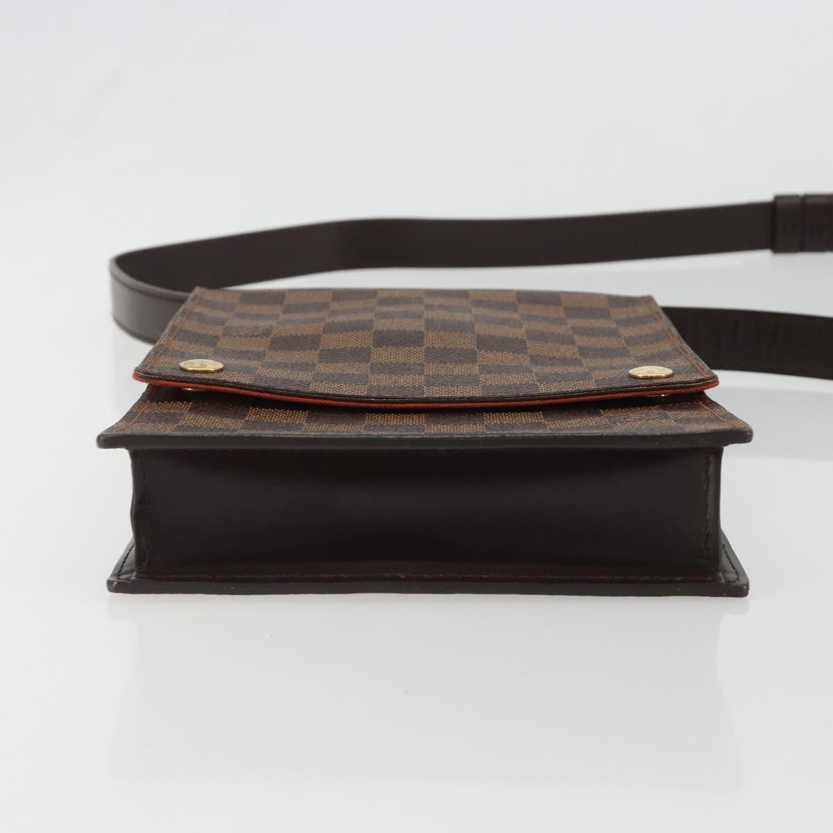 Louis Vuitton Portobello Messenger Damier Ebene Brown Canvas Shoulder Bag Bag (Pre-Owned)