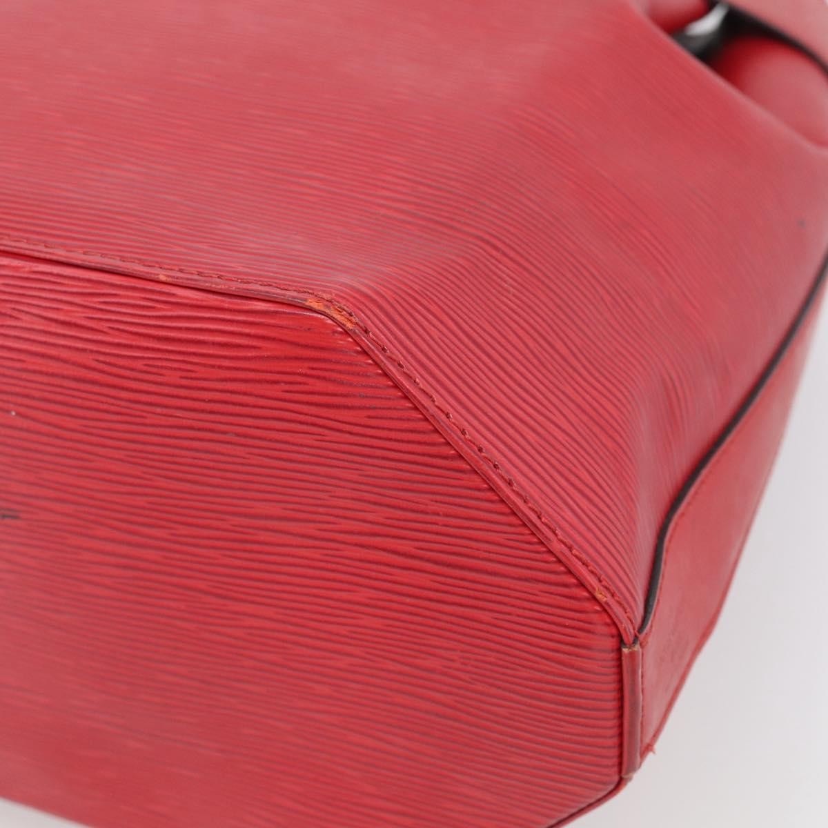 Louis Vuitton Vintage Sac D'epaule Epi Leather Red Leather Handbag (Pre-Owned)