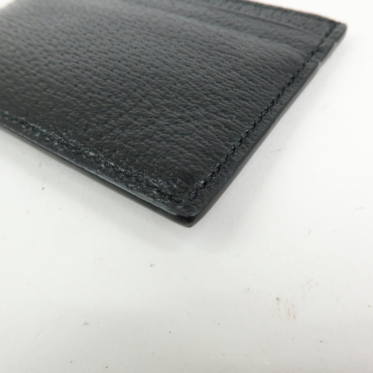Gucci Animalier Card Holder Leather Black Leather Card Holders Accessory (Pre-Owned)