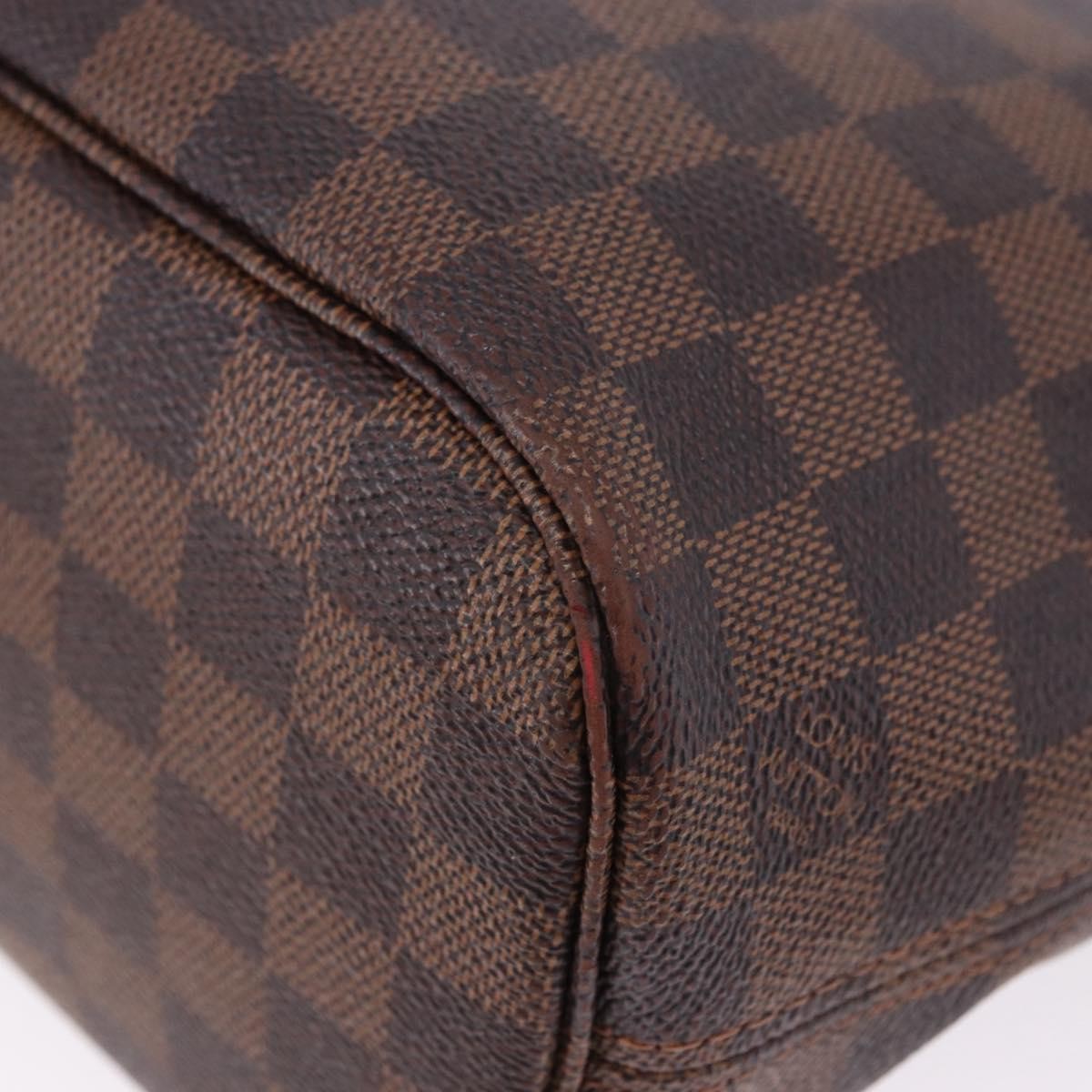 Louis Vuitton Neverfull Damier Brown Canvas Tote Bag Bag (Pre-Owned)