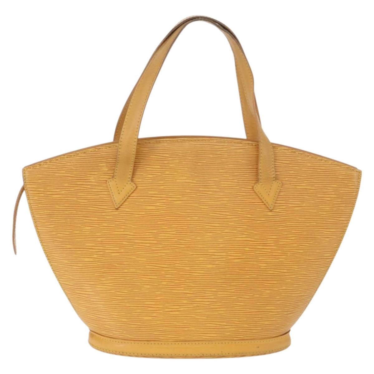 Louis Vuitton Saint Jacques Epi Yellow Leather Handbag (Pre-Owned)