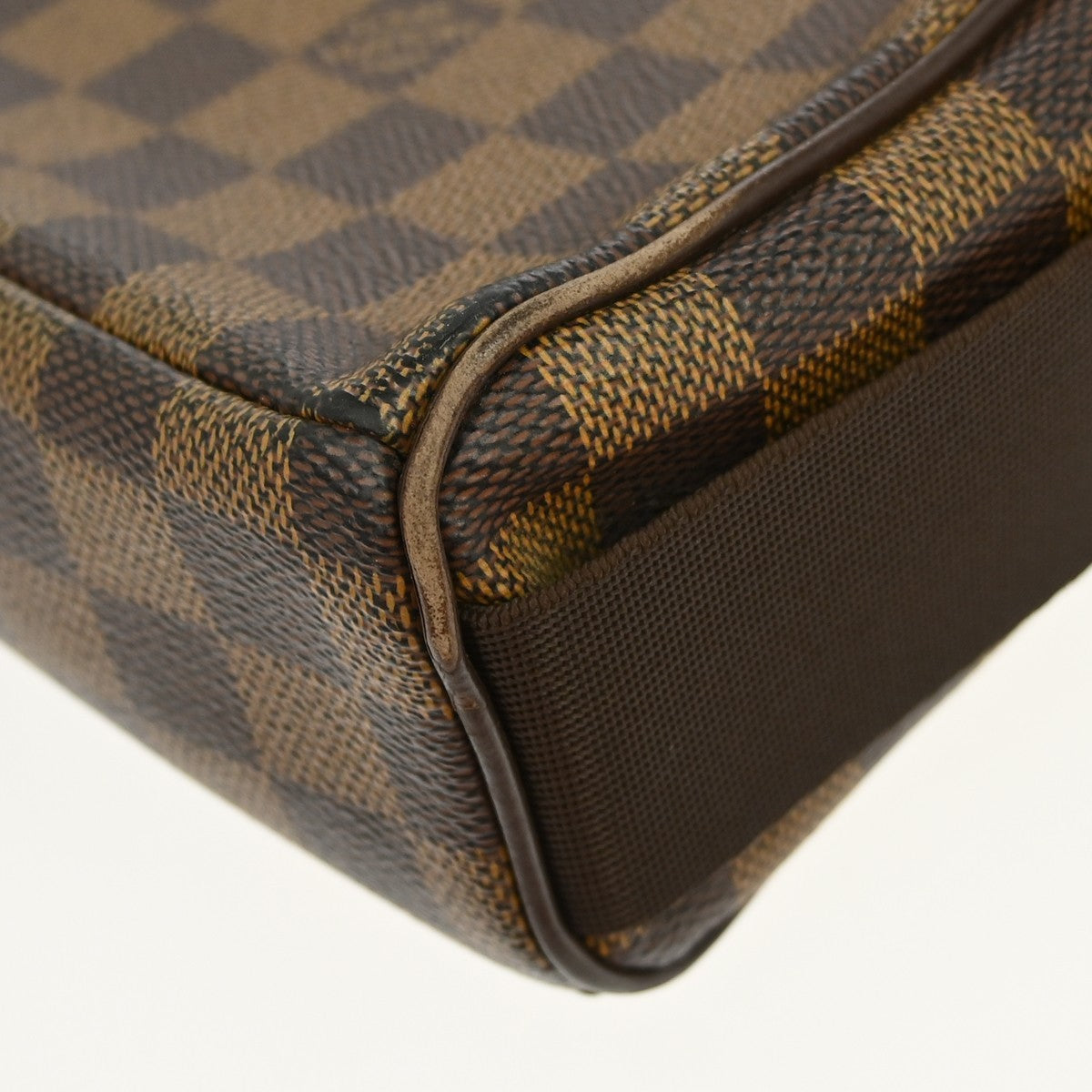 Louis Vuitton Olav Damier Ebene Brown Canvas Shoulder Bag Bag (Pre-Owned)