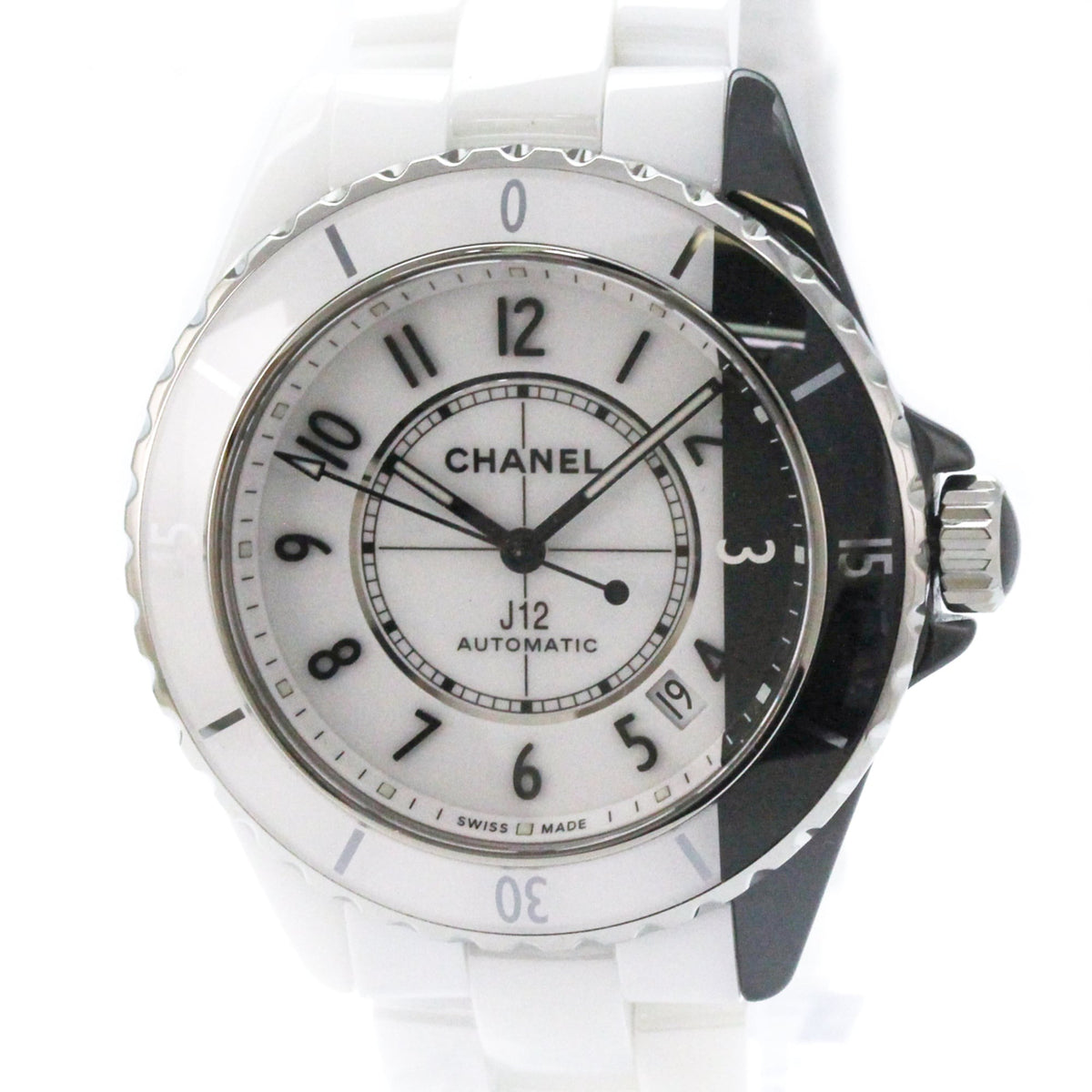 Chanel J12 Automatic Ceramic And Stainless Steel Watch (Pre-Owned)