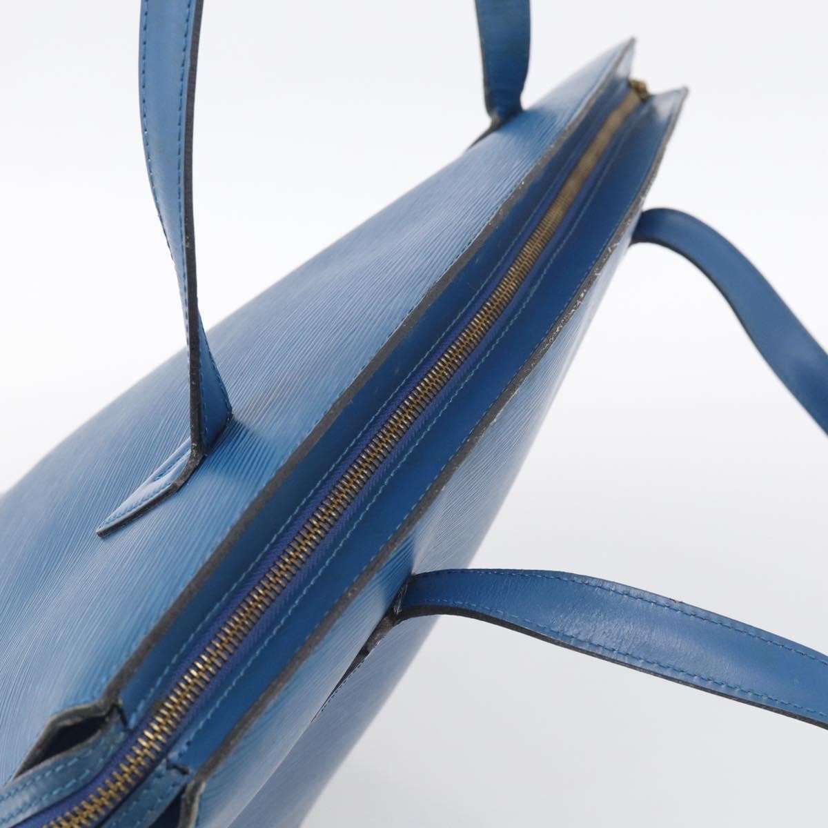 Louis Vuitton Saint Jacques Epi Leather Blue Leather Handbag (Pre-Owned)