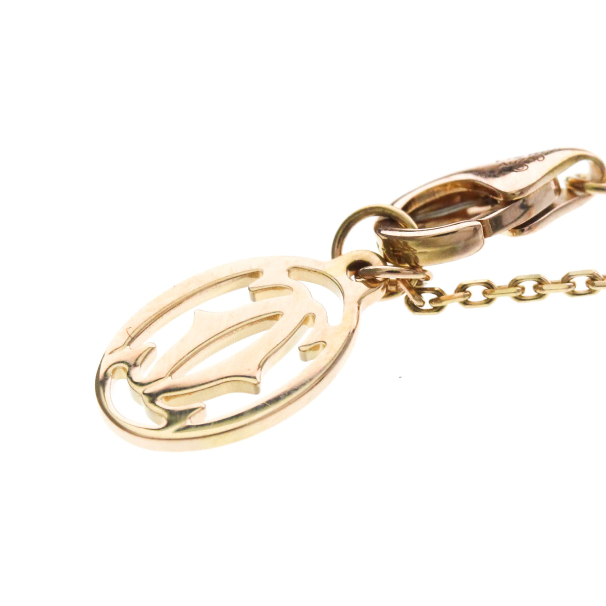 Cartier Torta Heart Pendant 18K Rose Gold Gold Pink_Gold Necklace Jewelry (Pre-Owned)