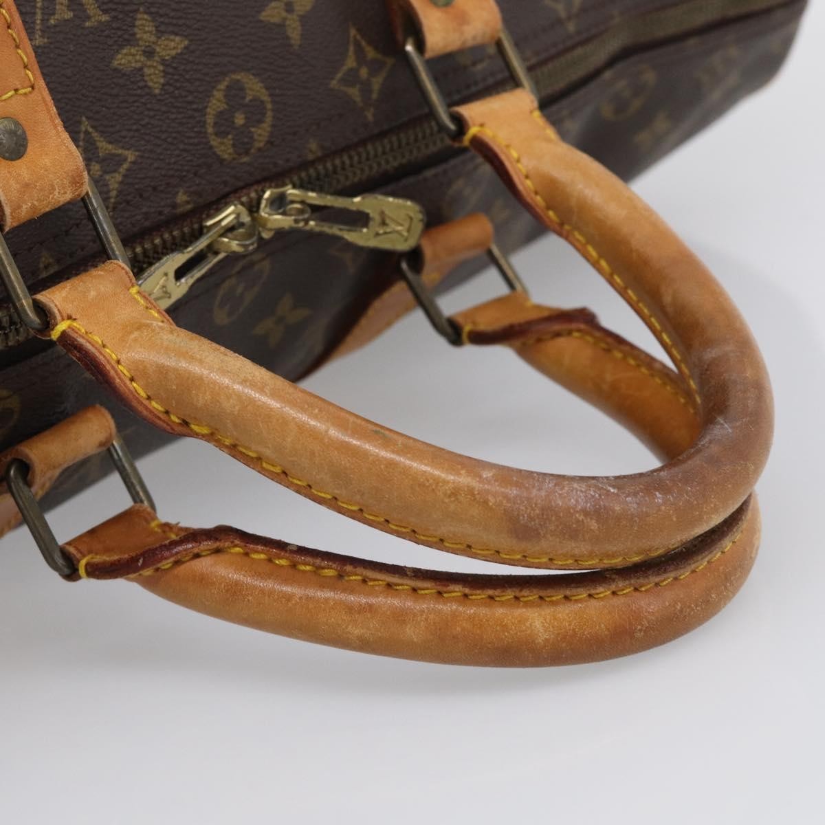 Louis Vuitton Keepall Monogram Canvas Brown Canvas Travel Bag Bag (Pre-Owned)