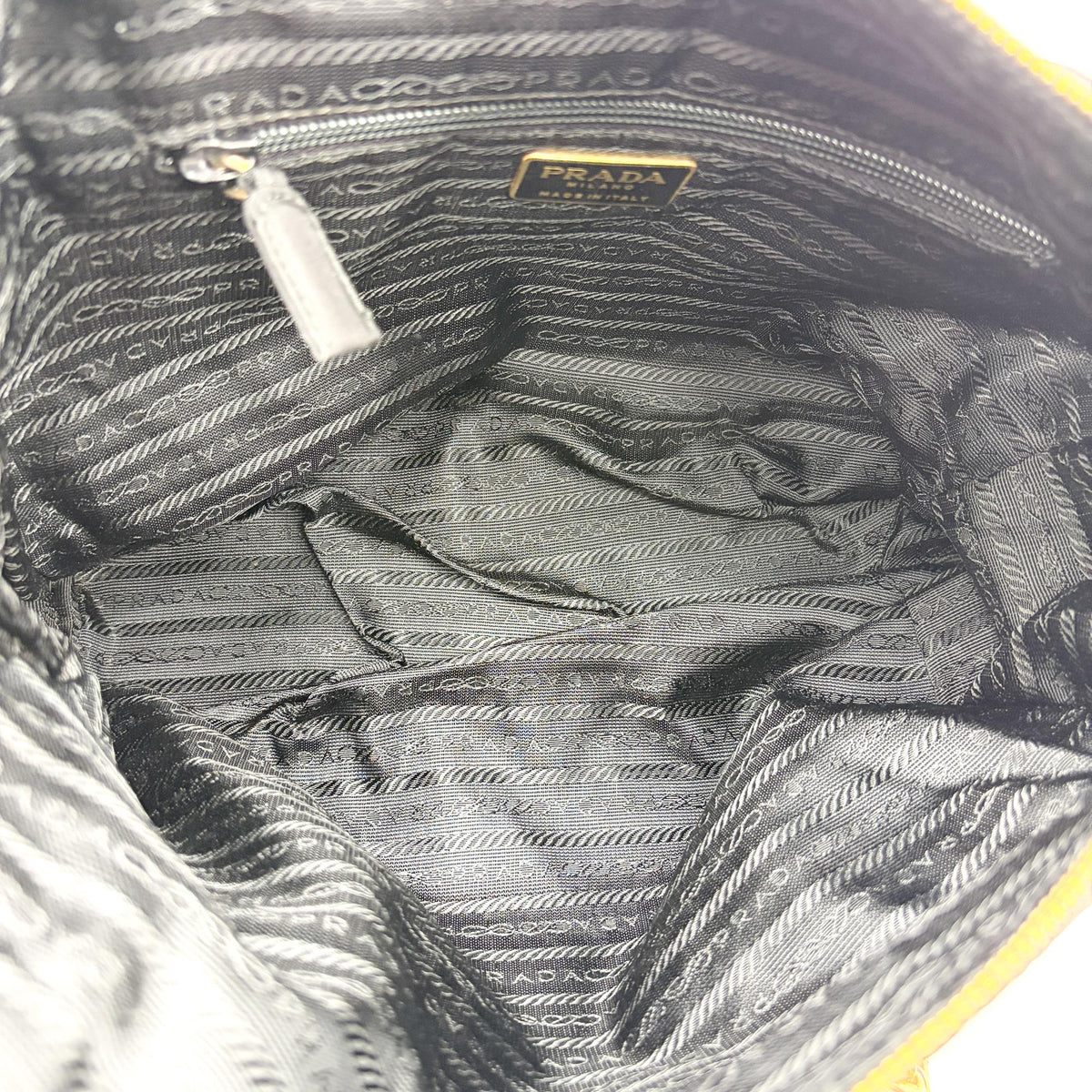 Prada Convertible Quilted Tessuto Black Nylon Shoulder Bag Bag (Pre-Owned)
