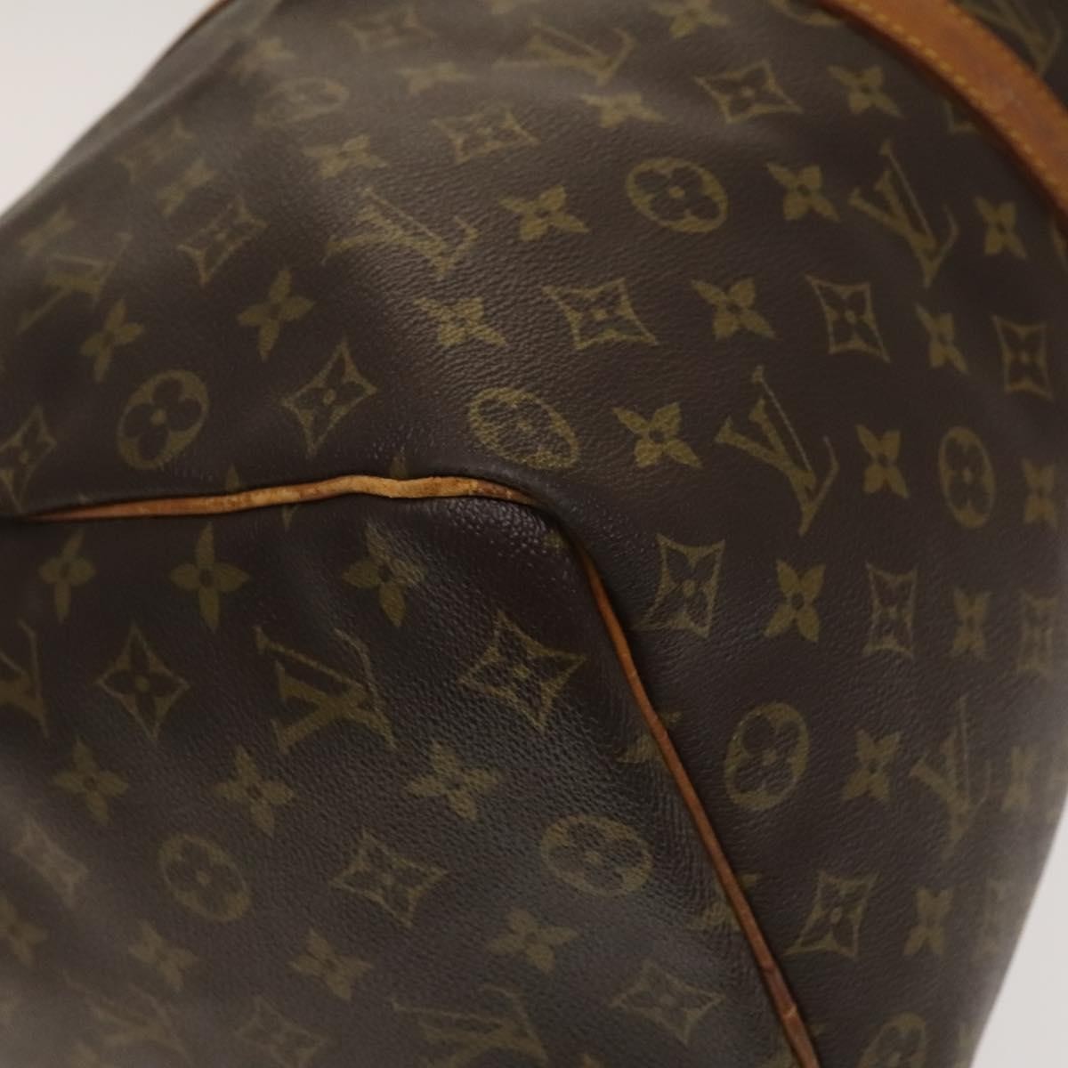 Louis Vuitton Keepall Monogram Canvas Brown Canvas Travel Bag Bag (Pre-Owned)