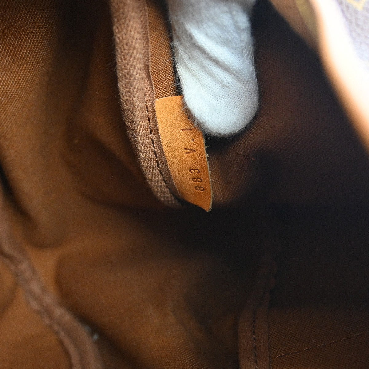 Louis Vuitton Saumur Monogram Canvas Brown Canvas Shoulder Bag Bag (Pre-Owned)