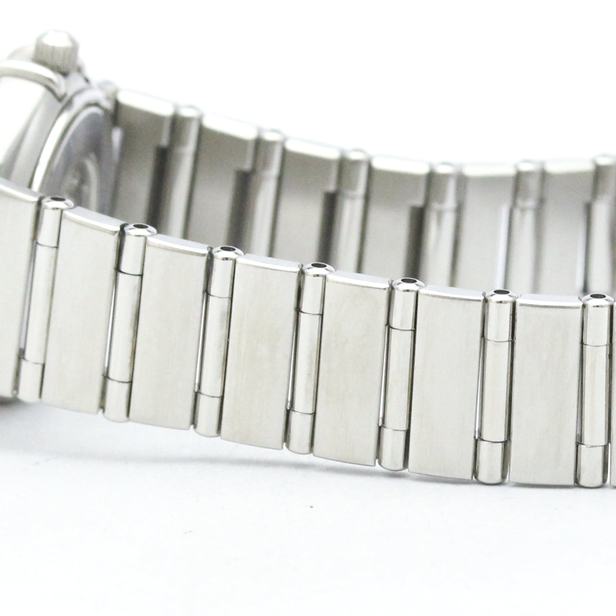 Omega Constellation Quartz Stainless Steel With Diamond Bezel And Markers Watch (Pre-Owned)