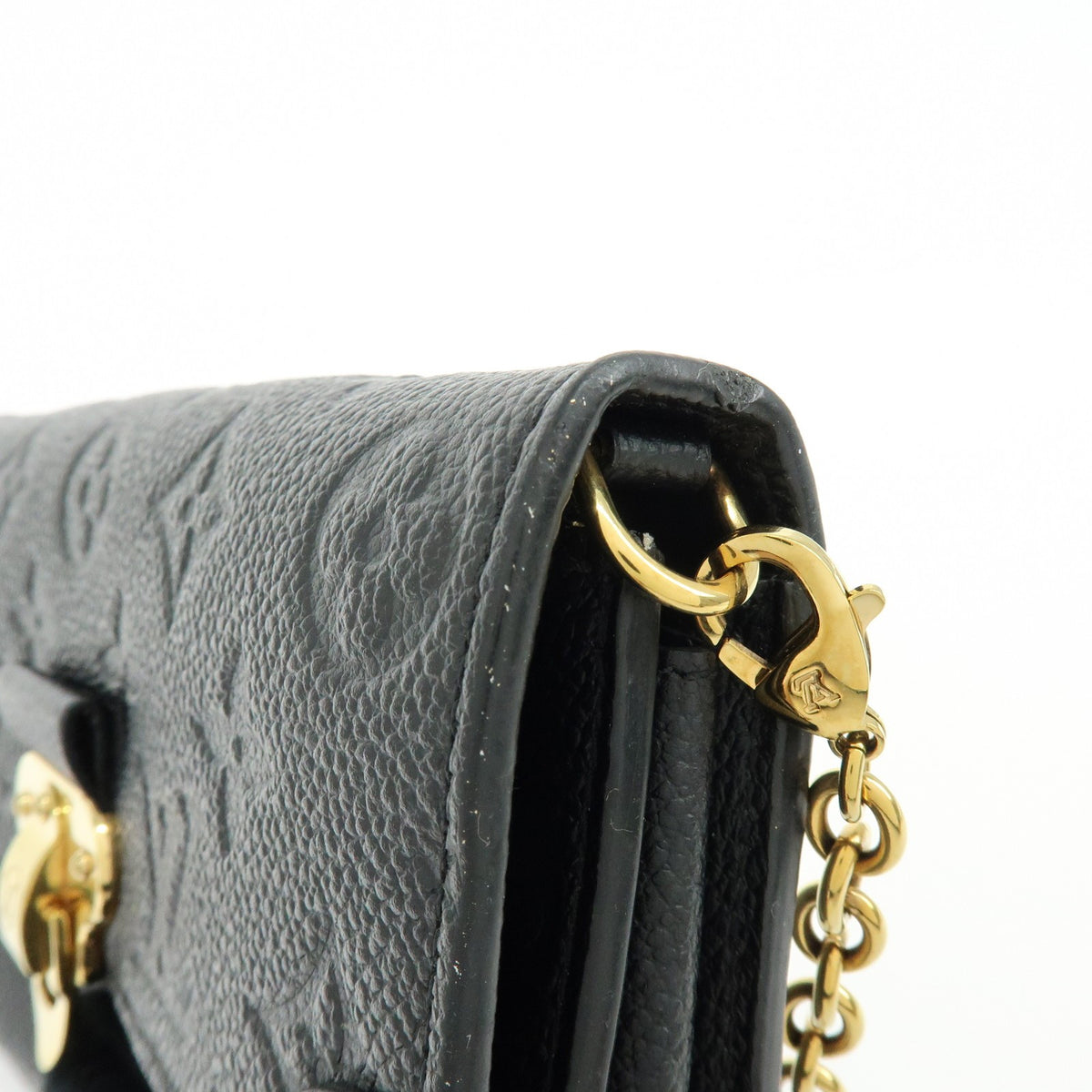 Louis Vuitton Vavin Chain Monogram Empreinte Leather Black Leather Crossbody Bag Bag (Pre-Owned)