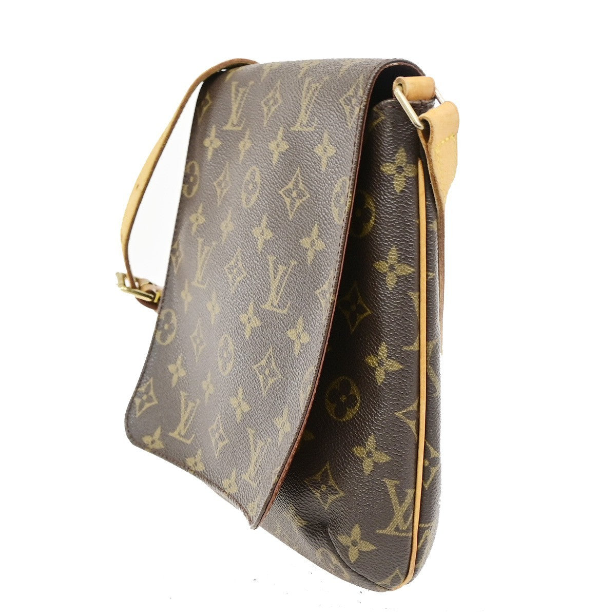 Louis Vuitton Musette Salsa Monogram Canvas Brown Canvas Shoulder Bag Bag (Pre-Owned)