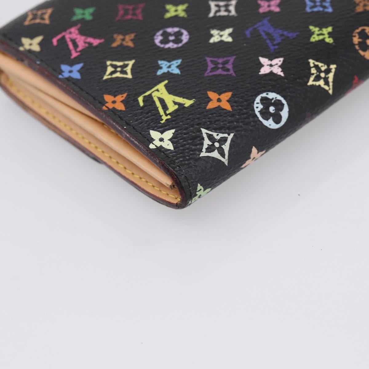 Louis Vuitton Sarah Monogram Multicolor Black Canvas Wallets Accessory (Pre-Owned)