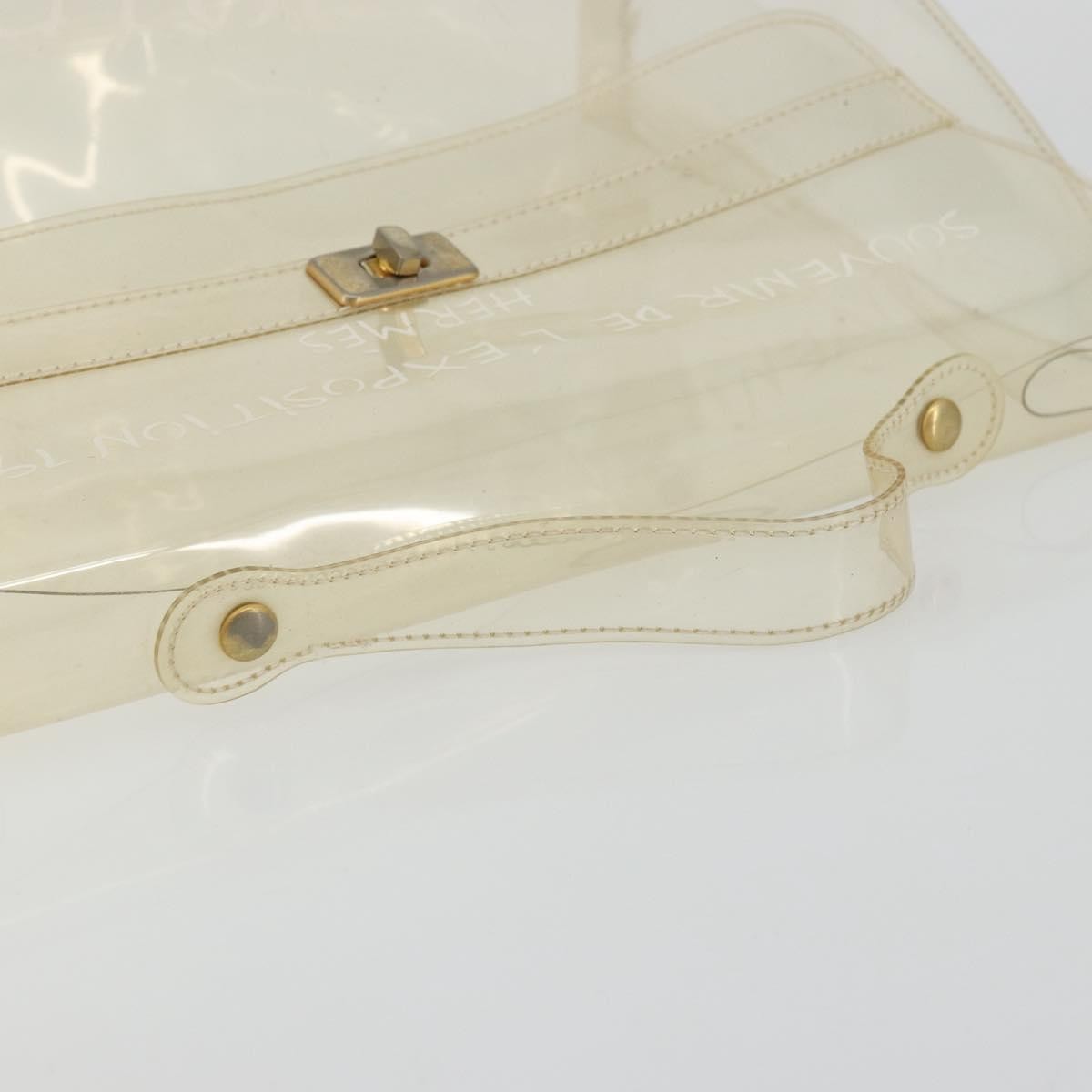 Hermes Kelly Souvenir Vinyl Clear Plastic Handbag (Pre-Owned)