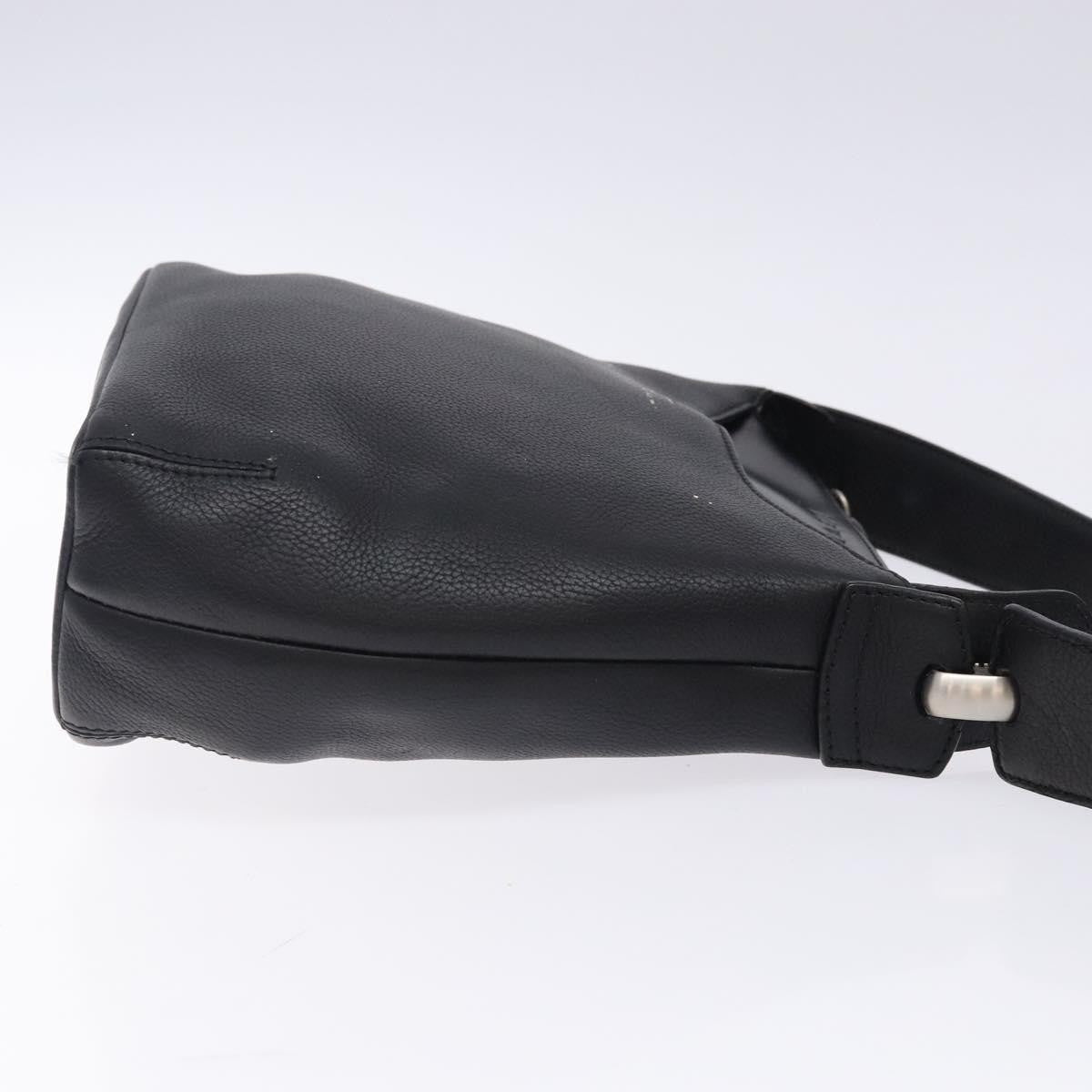 Loewe Vintage Leather Black Leather Shoulder Bag Bag (Pre-Owned)
