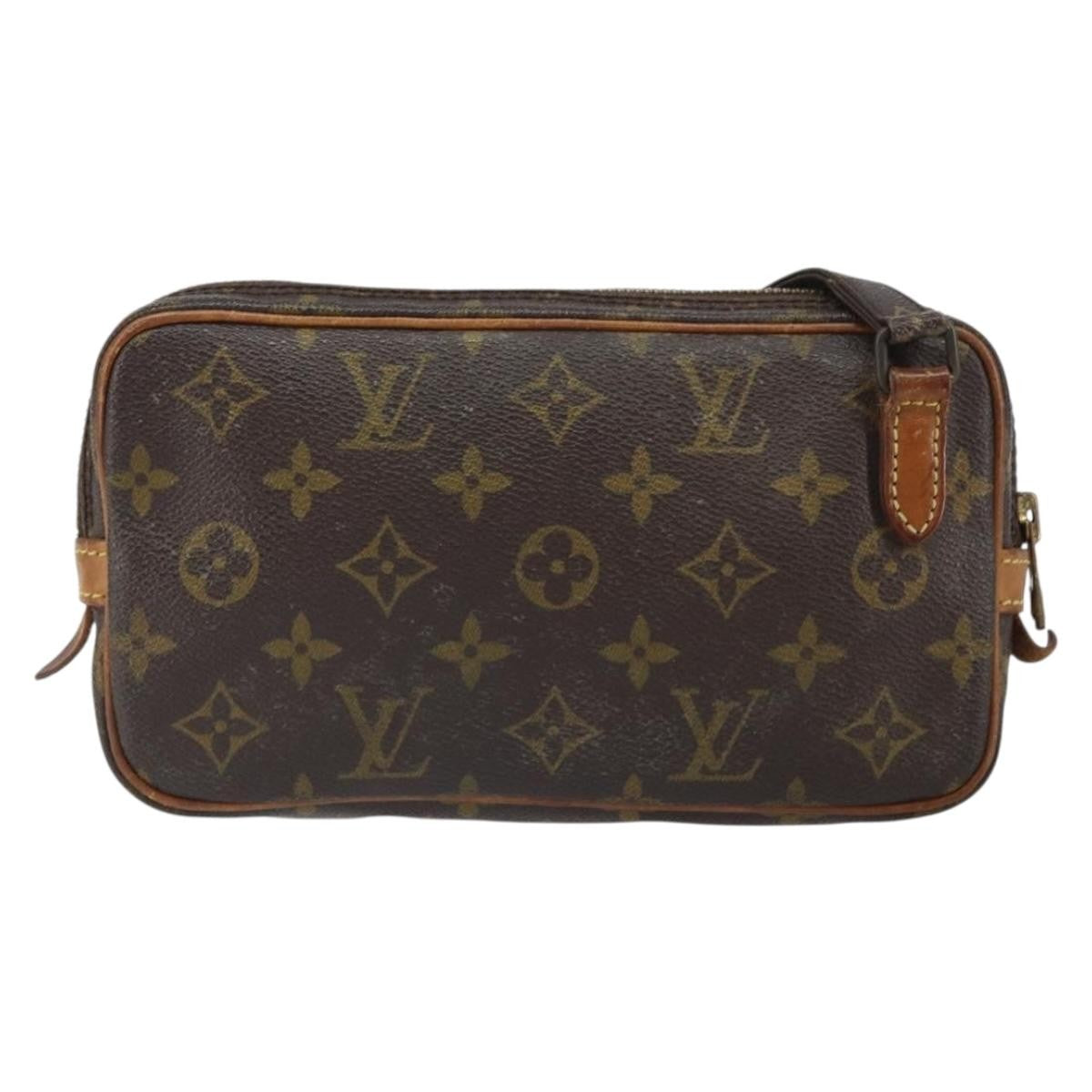Louis Vuitton Pochette Marly Bandouliere Monogram Canvas Brown Canvas Shoulder Bag Bag (Pre-Owned)