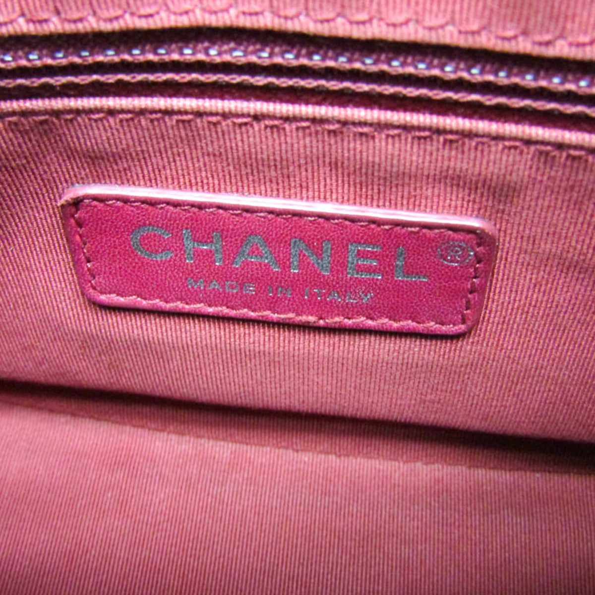 Chanel Gabrielle Hobo Quilted Aged Calfskin Pink Leather Shoulder Bag Bag (Pre-Owned)