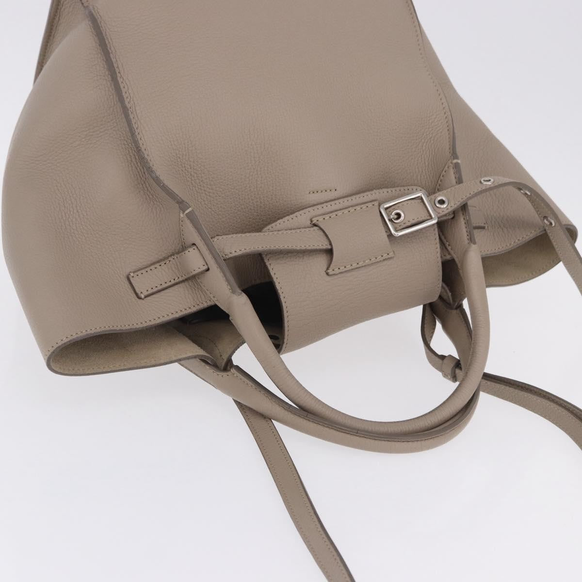 Celine Big Grained Calfskin Beige Leather Handbag (Pre-Owned)