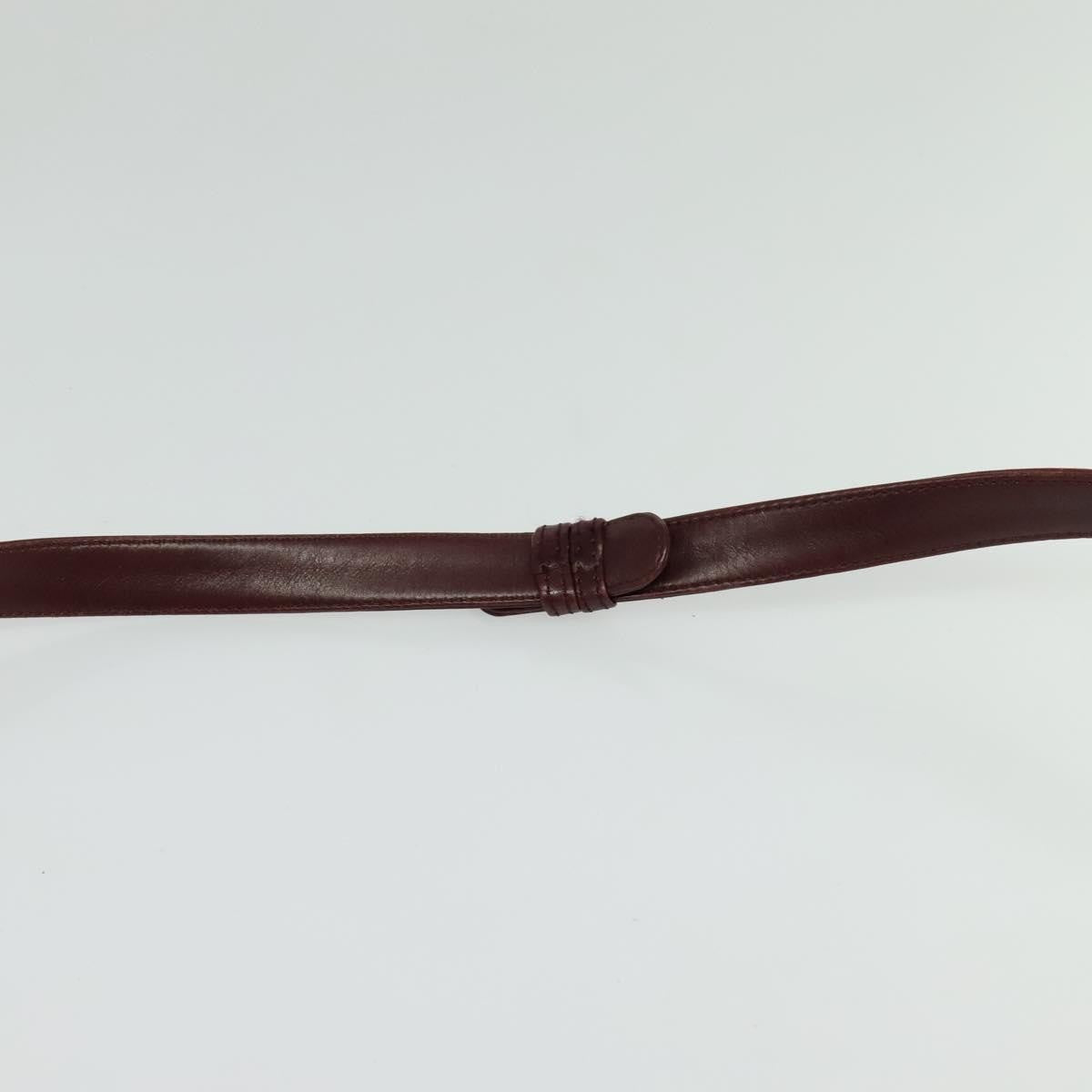 Givenchy Vintage 4G Leather Burgundy Leather Shoulder Bag Bag (Pre-Owned)