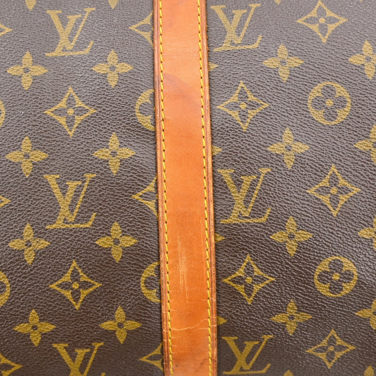 Louis Vuitton Keepall Monogram Brown Canvas Travel Bag Bag (Pre-Owned)