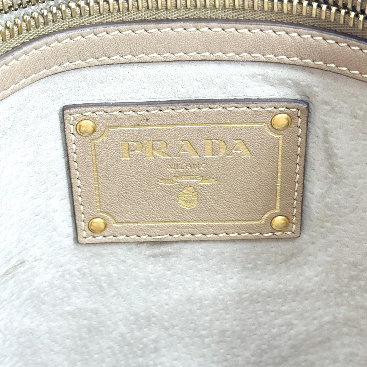 Prada Prada Vitello Phenix Leather Tote Bag Black Large Phenix Leather Brown Leather Tote Bag Bag (Pre-Owned)