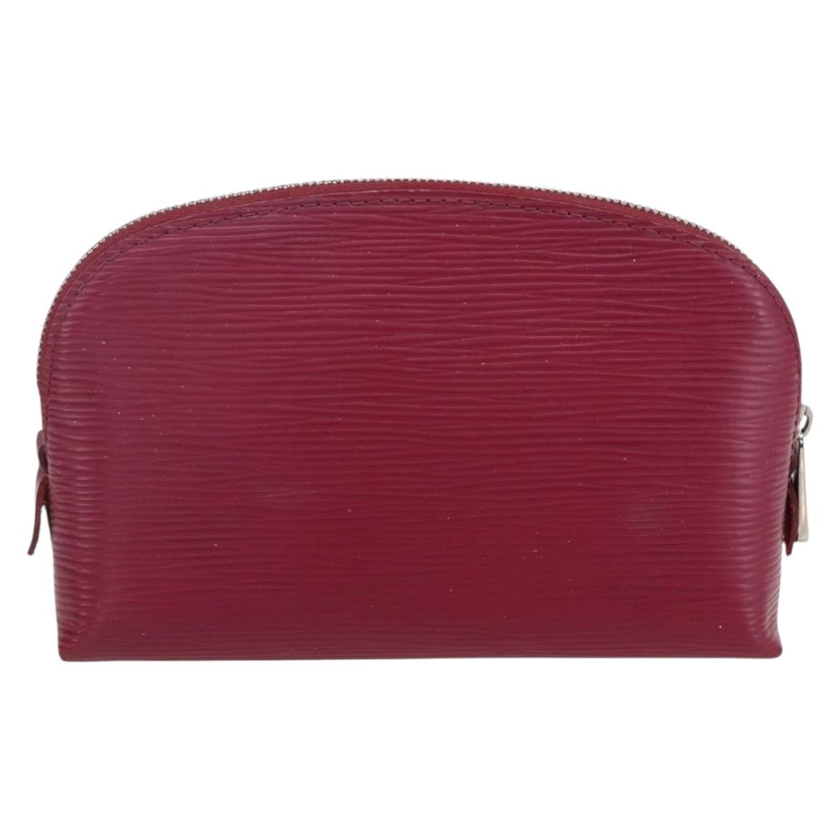 Louis Vuitton Cosmetic Epi Leather Burgundy Leather Clutche & Pouche Bag (Pre-Owned)