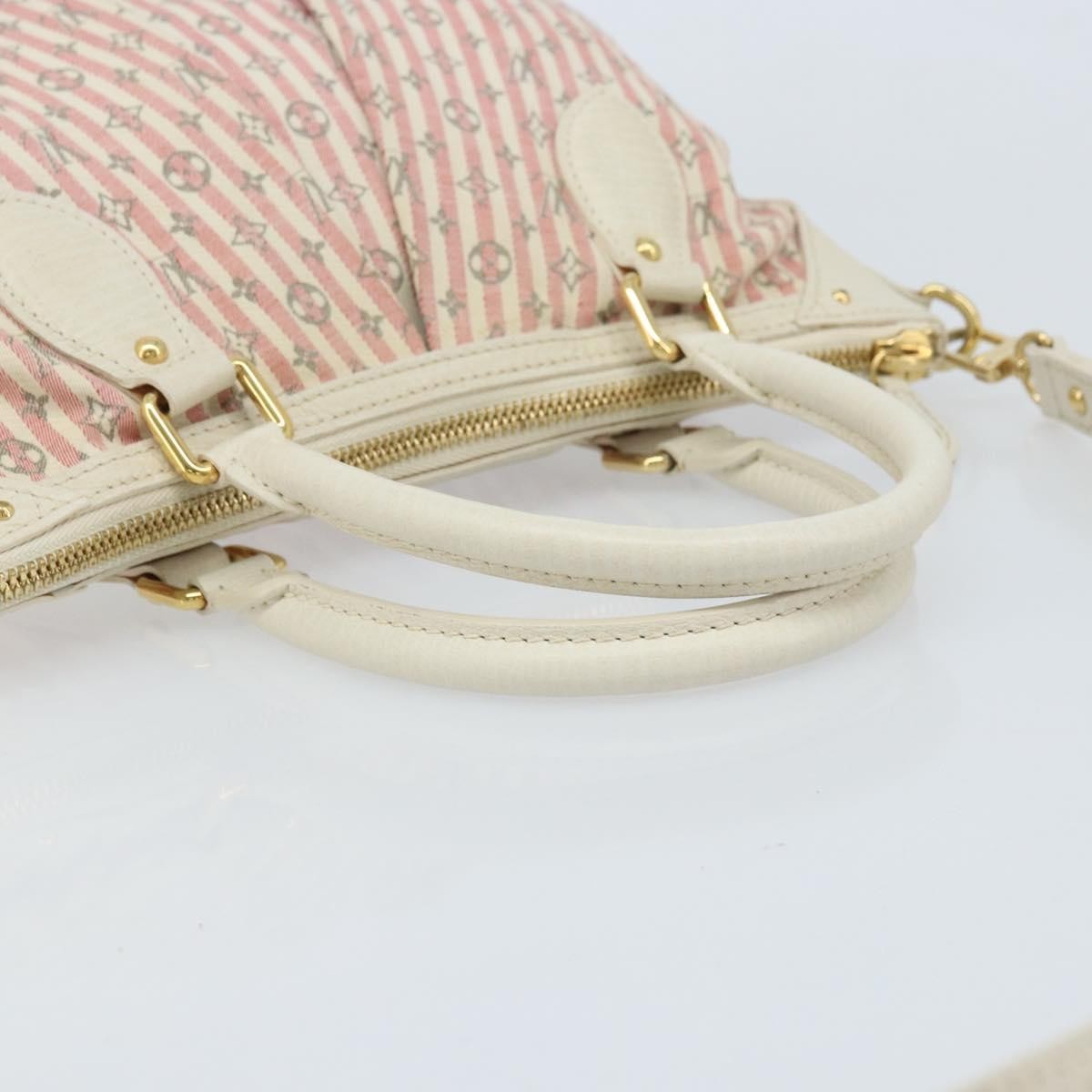 Louis Vuitton Marina Mini Lin Croisette Pink Canvas Handbag (Pre-Owned)