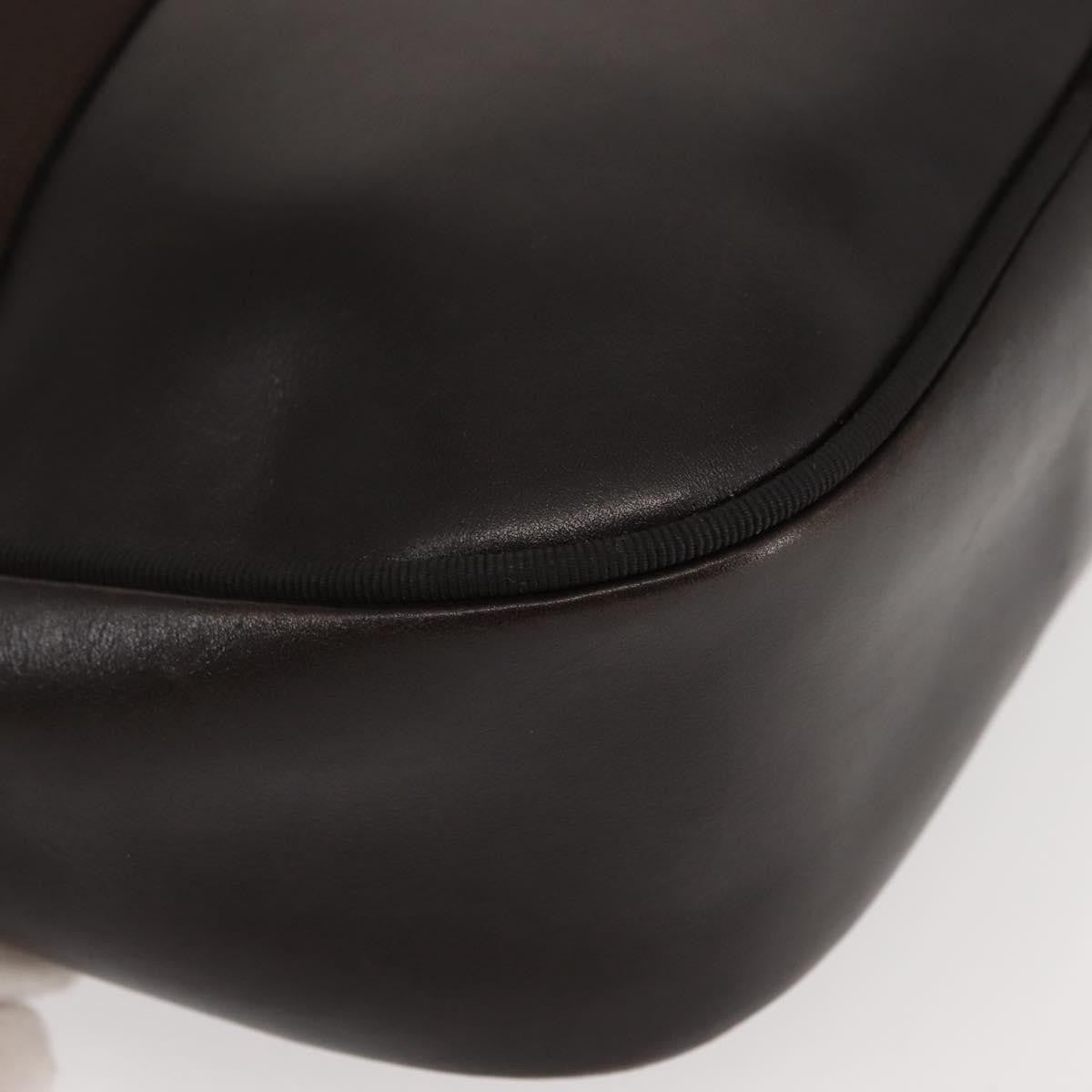 Salvatore Ferragamo Vara Bow Camera Leather Brown Leather Shoulder Bag Bag (Pre-Owned)