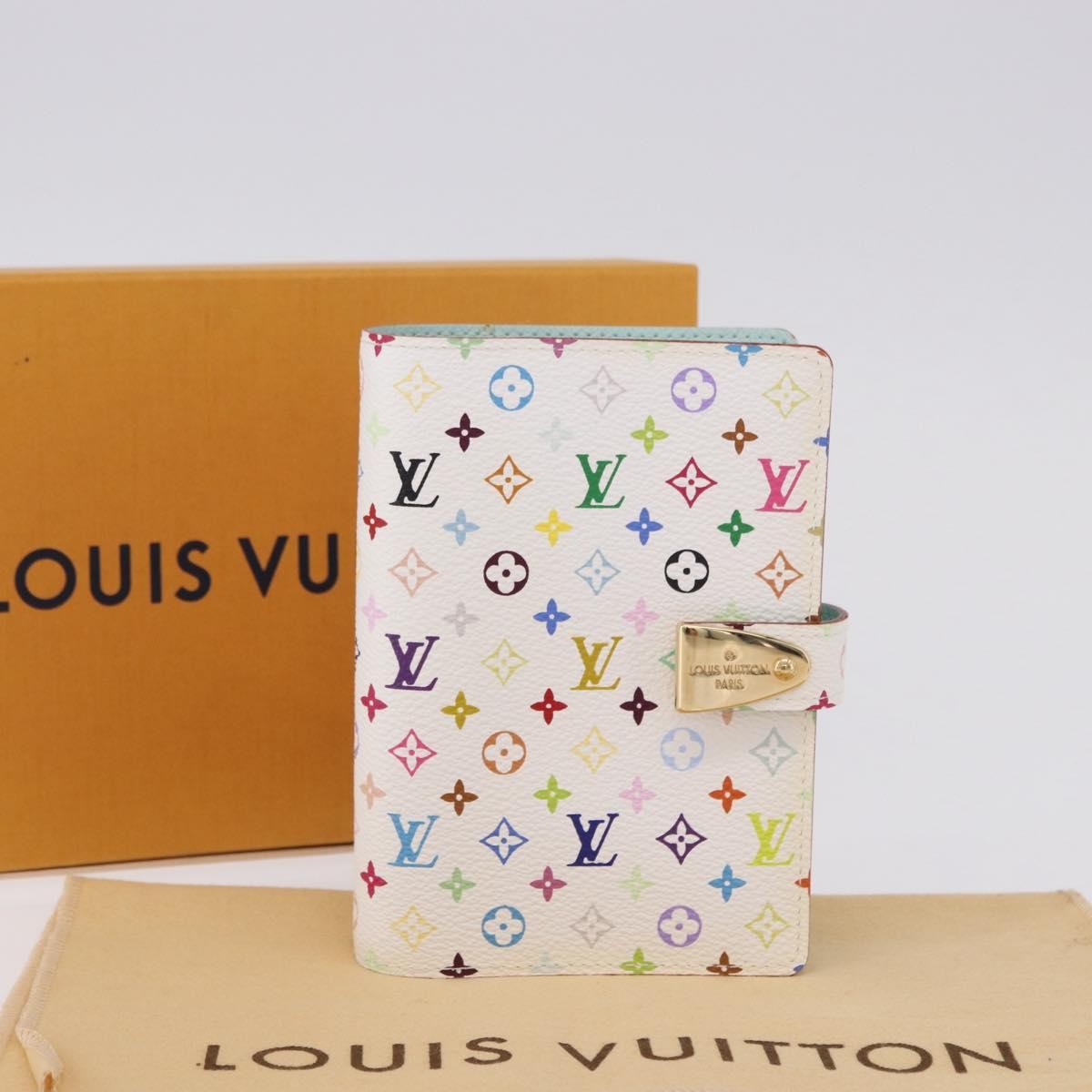 Louis Vuitton Agenda Cover Canvas Multicolor Multicolour Canvas Wallets Accessory (Pre-Owned)
