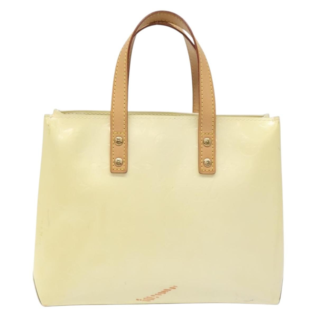 Louis Vuitton Reade Monogram Vernis Beige Patent_Leather Bag (Pre-Owned)