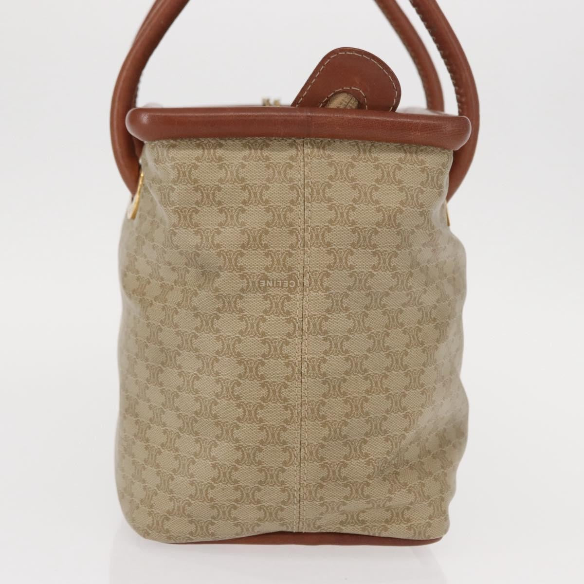 Celine Vintage Macadam Canvas Beige Canvas Backpack Bag (Pre-Owned)