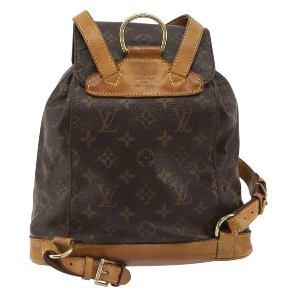 Louis Vuitton Vintage Montsouris Monogram Canvas Brown Canvas Backpack Bag (Pre-Owned)