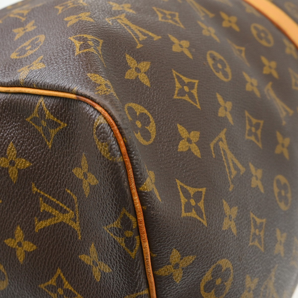 Louis Vuitton Keepall Monogram Canvas Brown Canvas Travel Bag Bag (Pre-Owned)