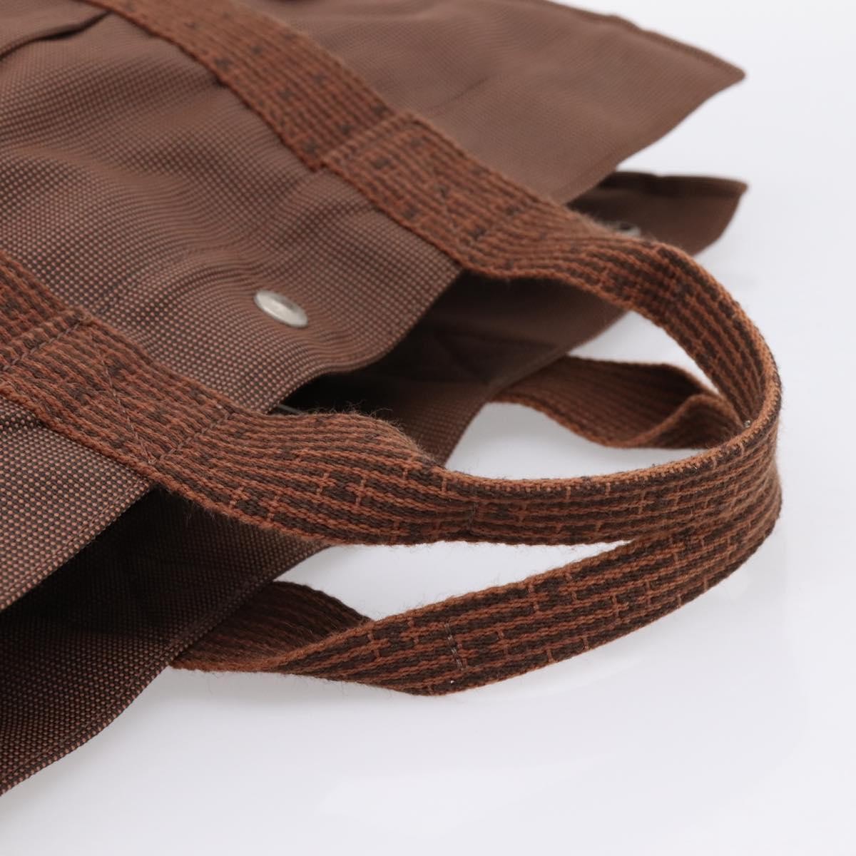 Hermes Fourre-Tout Herline Fourre-Tout Herline Brown Canvas Tote Bag Bag (Pre-Owned)