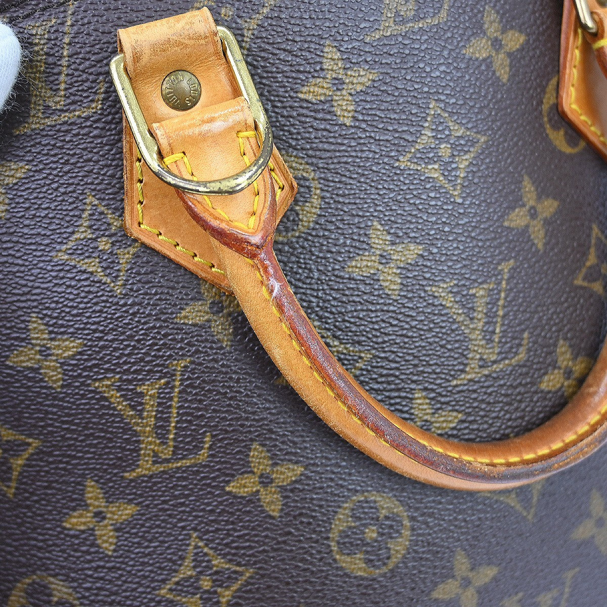 Louis Vuitton Alma Monogram Canvas Brown Canvas Handbag (Pre-Owned)