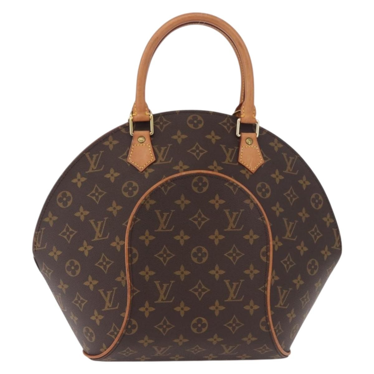 Louis Vuitton Ellipse Monogram Canvas Brown Canvas Handbag (Pre-Owned)
