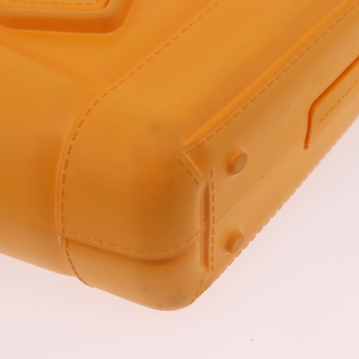 Bottega Veneta Arco Rubber Orange Rubber Tote Bag Bag (Pre-Owned)