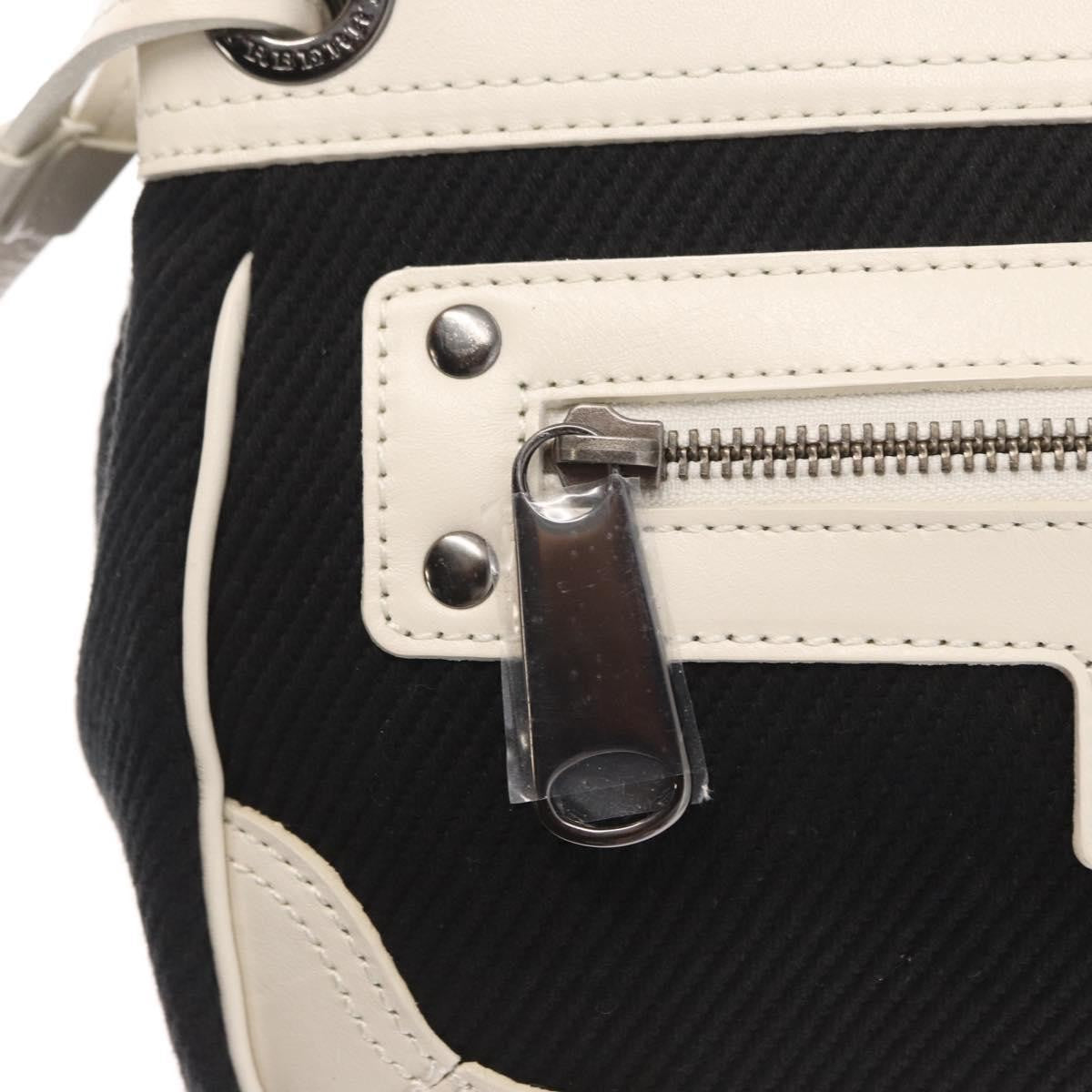 Burberry Vintage Canvas Black Canvas Handbag (Pre-Owned)