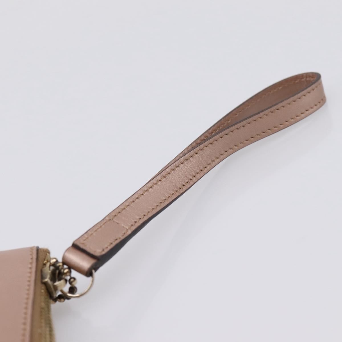 Gucci Heart Wristlet Guccissima Leather Pink Leather Clutche & Pouche Bag (Pre-Owned)