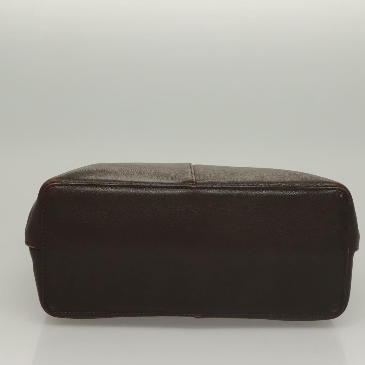 Burberry Vintage Leather Brown Leather Handbag (Pre-Owned)