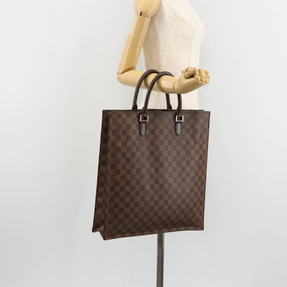 Louis Vuitton Venice Sac Plat Damier Brown Canvas Tote Bag Bag (Pre-Owned)