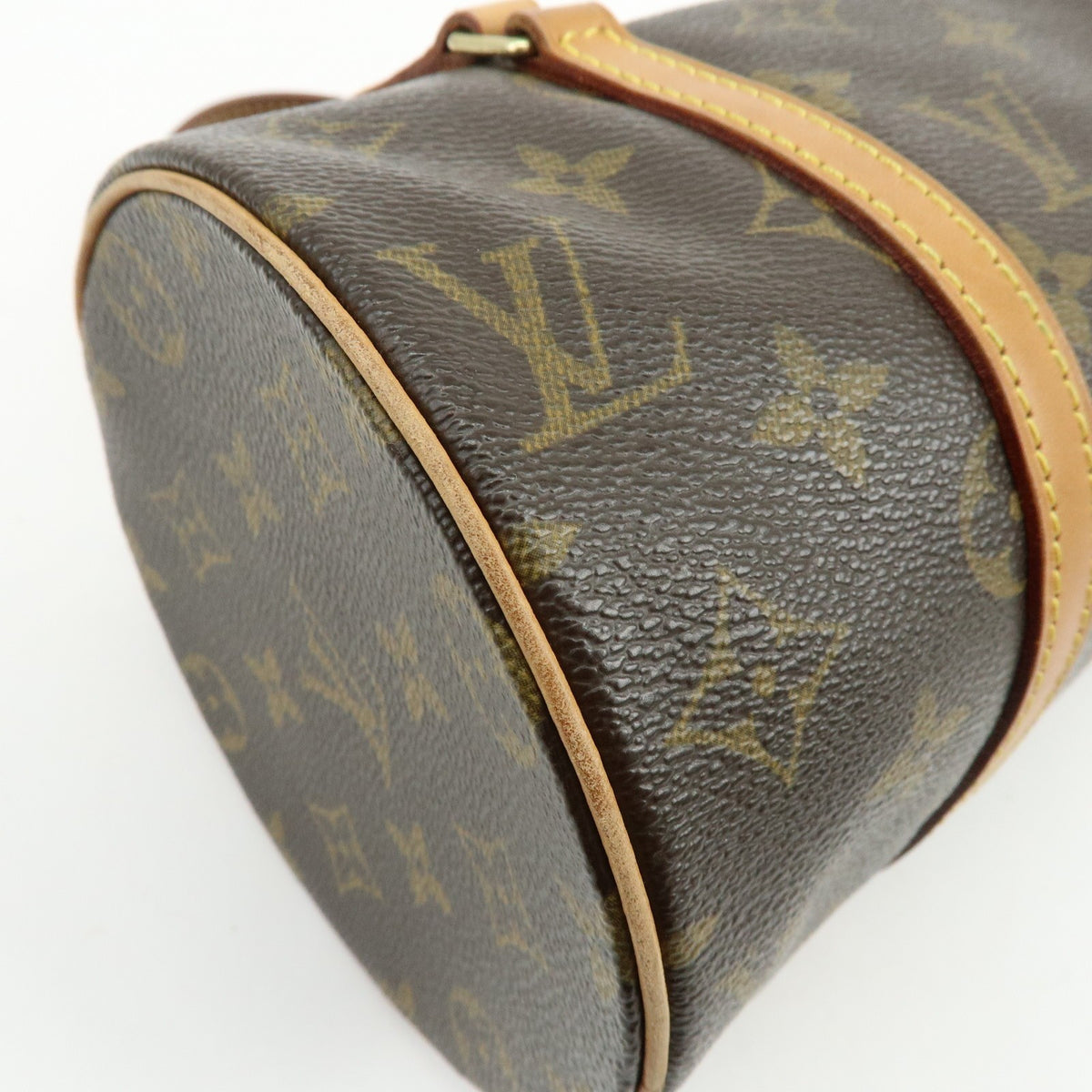 Louis Vuitton Papillon Monogram Canvas Brown Canvas Handbag (Pre-Owned)