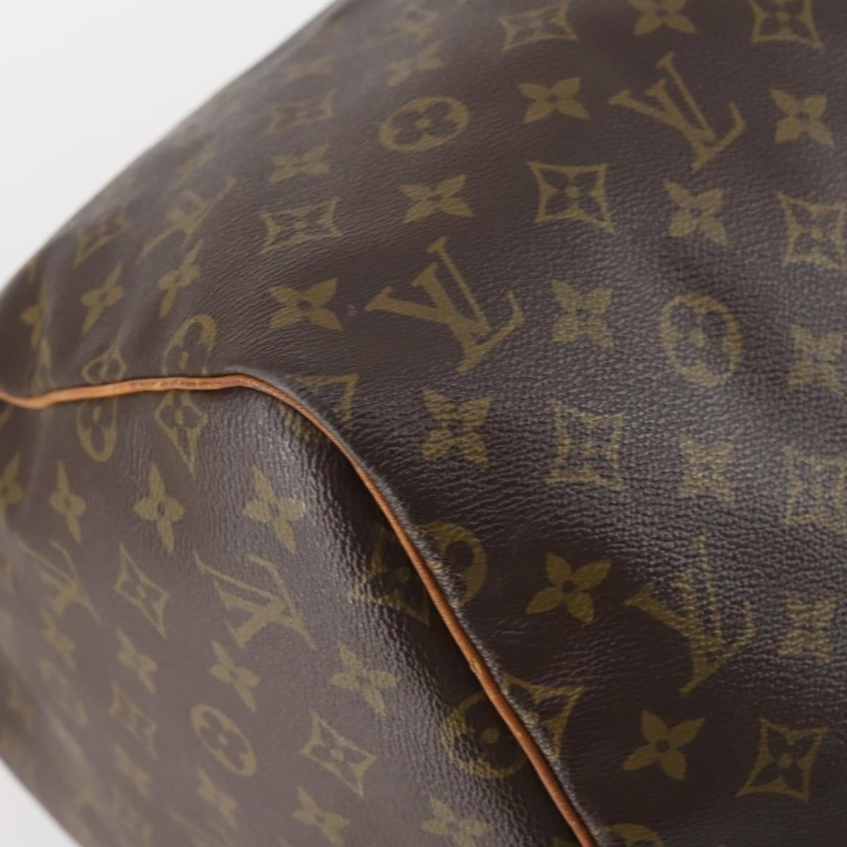 Louis Vuitton Keepall Monogram Canvas Brown Canvas Travel Bag Bag (Pre-Owned)