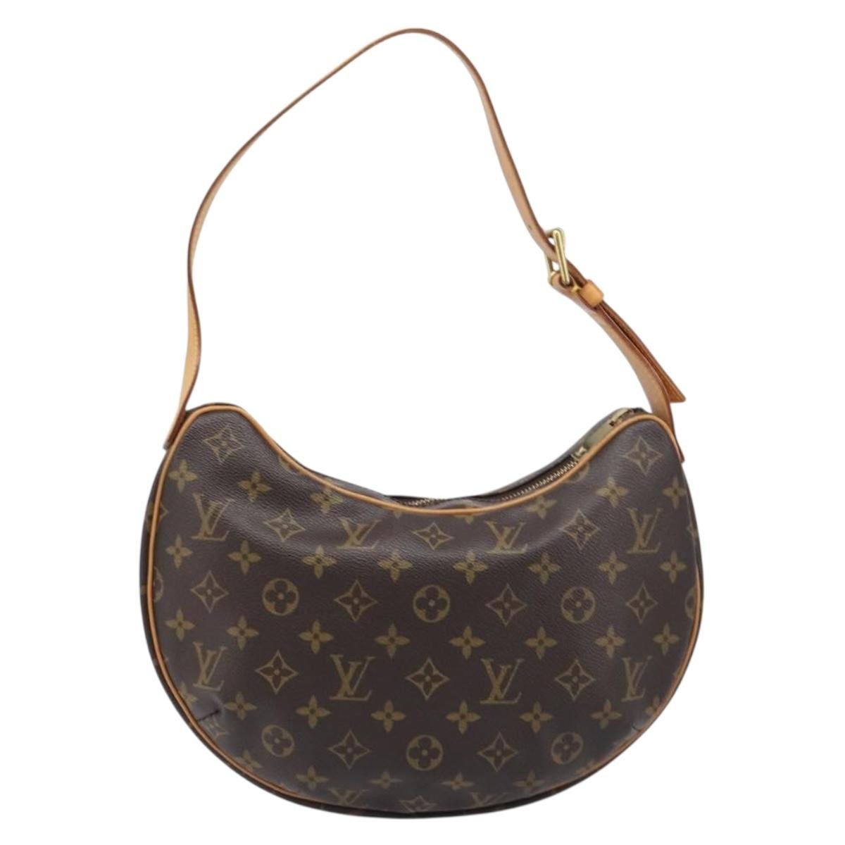 Louis Vuitton Croissant Monogram Brown Canvas Shoulder Bag Bag (Pre-Owned)