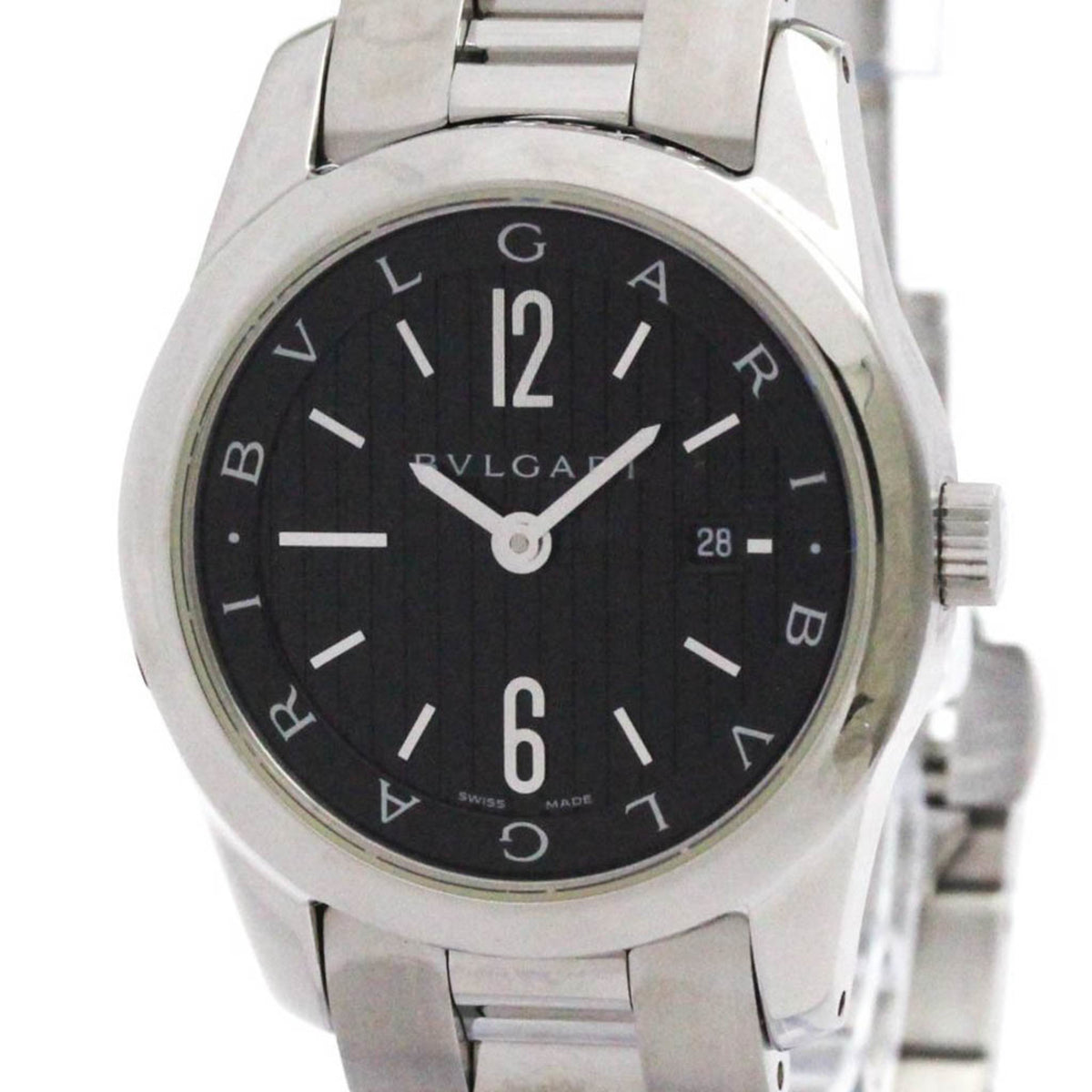 Bvlgari Solotempo Quartz Stainless Steel Watch (Pre-Owned)