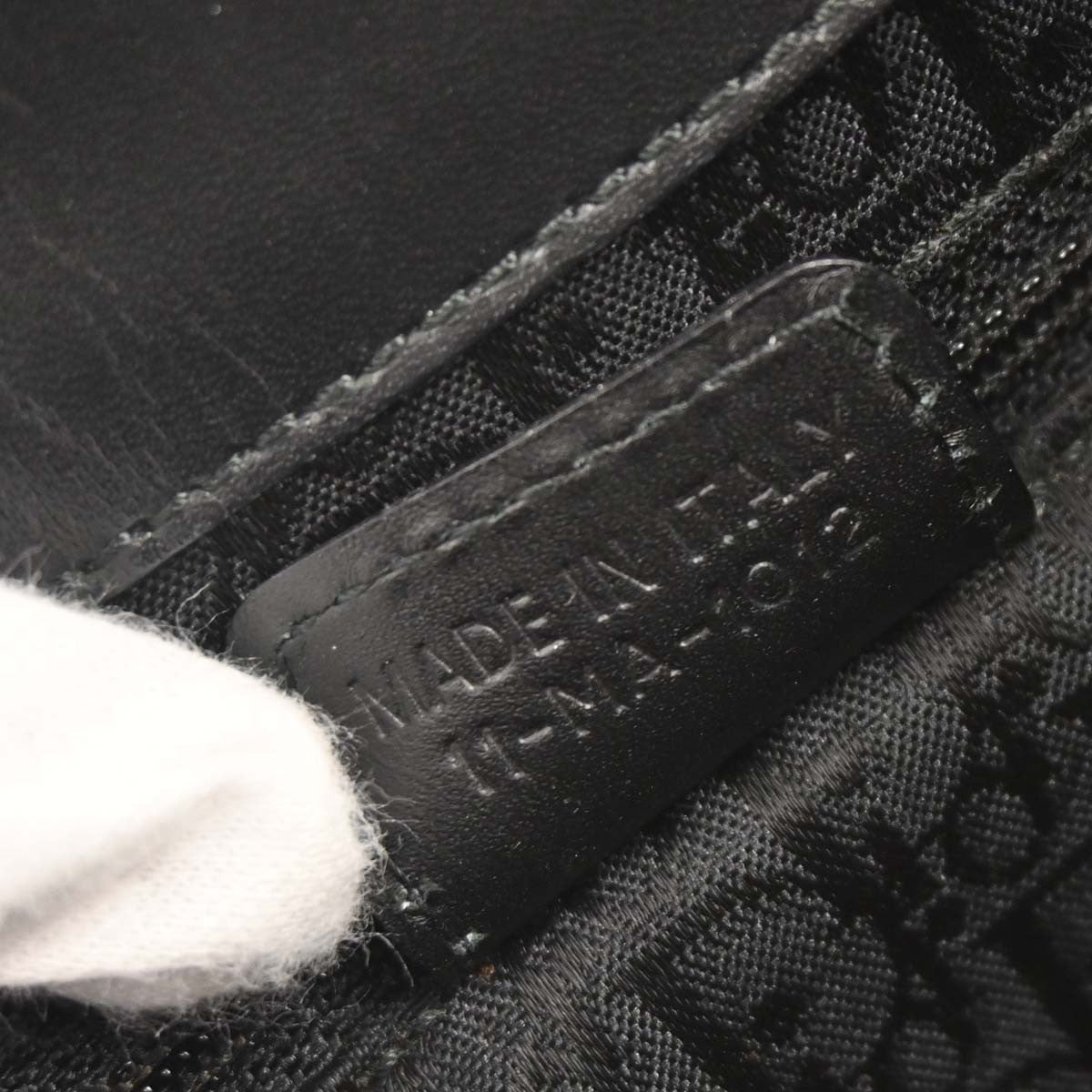 Christian Dior Vintage Street Chic Columbus Canvas Black Canvas Shoulder Bag Bag (Pre-Owned)