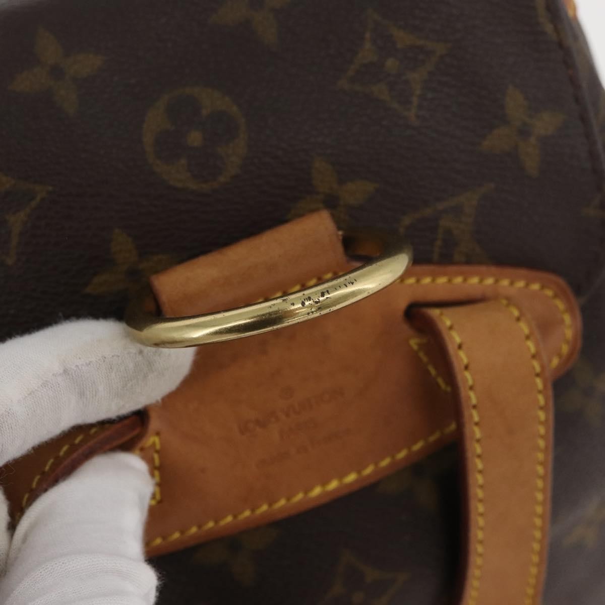 Louis Vuitton Vintage Montsouris Monogram Canvas Brown Canvas Backpack Bag (Pre-Owned)