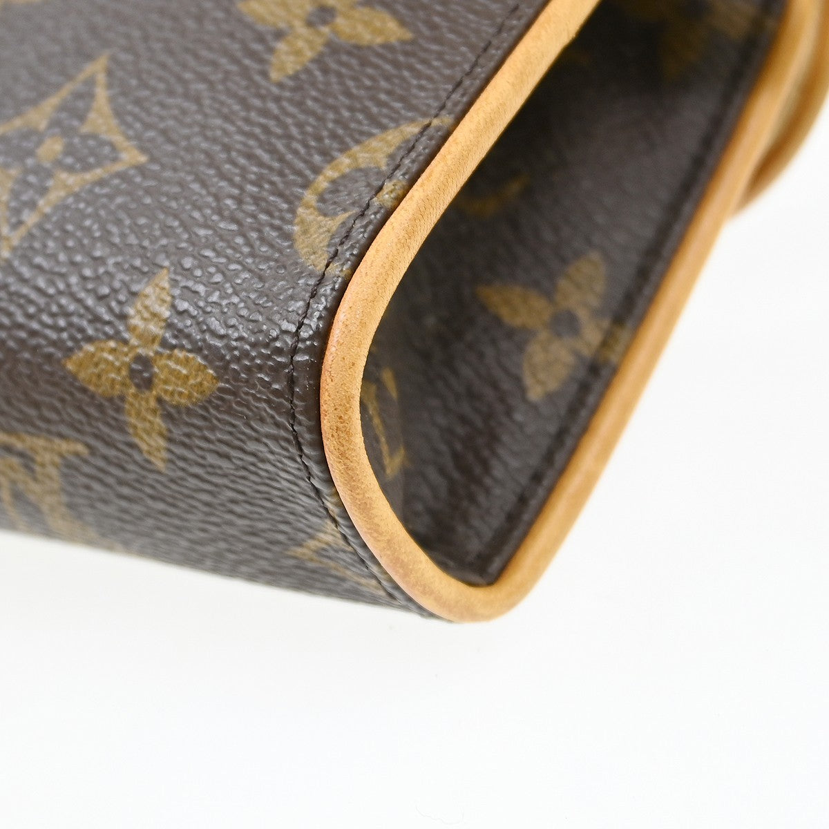 Louis Vuitton Florentine Waist Monogram Canvas Brown Canvas Handbag (Pre-Owned)