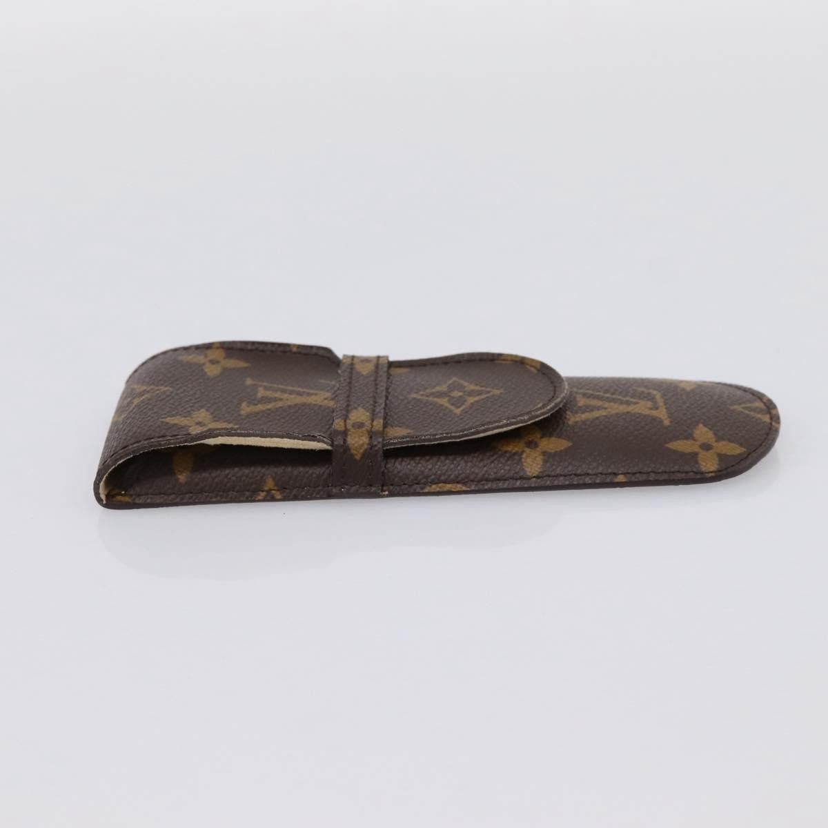 Louis Vuitton Etui À Stylo Canvas Brown Canvas Clutche & Pouche Bag (Pre-Owned)