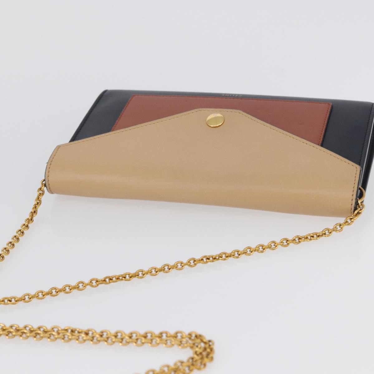Celine Pocket Envelope Leather Multicolour Leather Shoulder Bag Bag (Pre-Owned)